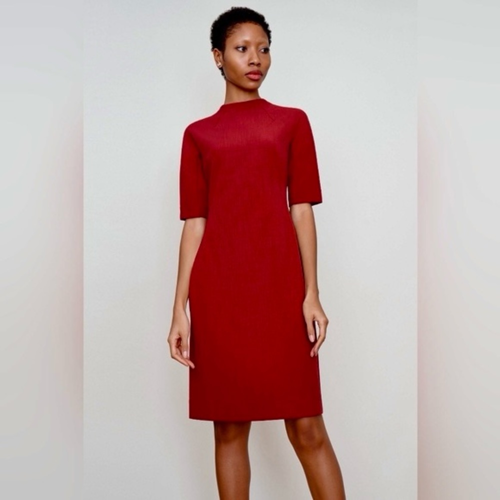 M.M. Lafleur Farnoosh Dress 2.0 - Brick Red - Size 16 - NWT